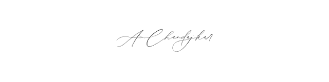 Abhay Chandajkar Signature